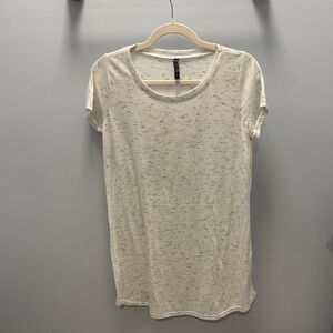 Cotton On White Speckled Tee Dress